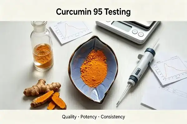 How to detect curcumin content in turmeric extract?